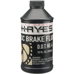 Hayes DOT-4 hydraulic brake fluid, 12oz bottle