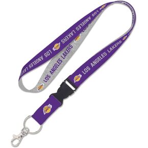Los Angeles Lakers heather Lanyard w/detachable buckle 1"