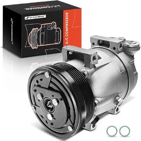A-Premium A/C Compressor with Clutch Compatible with Chevrolet Aveo 1.6L 2004-2008, Aveo5 1.6L 2006-2008, Pontiac Wave 1.6L 2005-2008, Wave5 1.6L 2005-2007