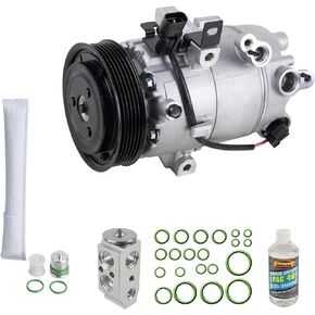 AC Compressor & A/C Kit For Hyundai Elantra 2014 2015 2016 - Includes Drier, Expansion Valve, Oil & O-Rings! - BuyAutoParts 61-93708RK New