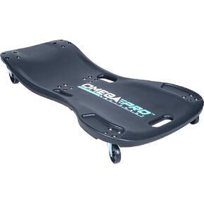 Omega Pro Mechanic Plastic Creeper - 42 inches 350 lbs Capacity, Durable and Comfortable Automotive Work Creeper