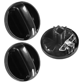 AC Heater Blower Fan Control Knob, Compatible with 2000 2001 2002 2003 2004 2005 2006 Toyota Tundra Climate Control Knob 55905-0C010（3PCS)