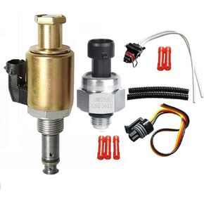 7.3 IPR Valve Injector Pressure Regulator & ICP Control Sensor with Pigtail Compatible with Ford F250 F350 F450 F550 Super Duty E350 E450 E550 Excursion F650 F750 F81Z9C968AA 1829856C91 1841217C91