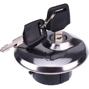 JEENDA Fuel Gas Tank Cap with 2 Keys 44200-38850, 44200-12870 Compatible with Suzuki GZ250 1999-2007, GZ125 Marauder 1998-2007, VS750GLP Intruder 750 1988-1991, VS800GL Boulevard S50 2006-2009