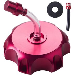 JINGKE CNC Aluminum Gas Fuel Tank Cap with Breather Valve for 50cc 70cc 90cc 110cc 125cc 140cc 150cc 160cc Pit Dirt Motor Bike Dirt Bike ATV Taotao SSR Roketa (BLACK)…