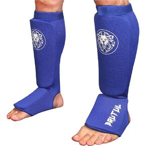 Brutul Protective Shin Instep Kickboxing Boxing MMA Muay Thai Karate Taekwondo Cloth Shin & Instep Padded Guards Training Sparring Shin Guards Leg Pad Training Protective Gear Washable