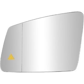 Driver Side Mirror Replacement for Mercedes Benz A B C W204 E W212 S W221 GLA GLK - Left Side Mirror Glass, Rear View Mirrors Glass with Power Heated & Blind Spot(A2128102121)