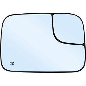 Passenger Right Side Blind Spot Mirror Replacement for 2005 2006 2007 2008 Dodge Ram 1500 2500 3500 Mirrors - Side View Heated Convex Mirror Glass 5161010AA