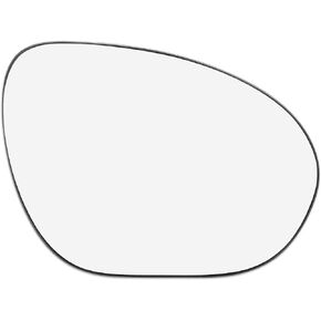X AUTOHAUX Car Rearview Mirror Glass Replacement with Backing Plate Heated Right Passenger Side for Nissan Cube Juke