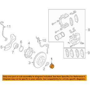 General Motors 94515437, Axle Nut