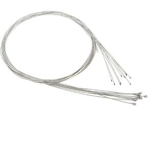 Bike Shifter Cable 10pcs, Derailleur Cable, Road Shift Cable Set, Bicycle Braking Line Wire Repair Replacement Accessory for Mountain Bike Road Bike MTB