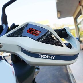 labelbike - 3D Stickers for Decoration and Protection of Motorcycle Handguards Compatible with BMW R 1250 GS Trophy 2022-2023
