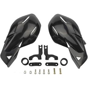 GOOFIT 7/8" Handlebar Hand Brush Guards Handguards Assy Replacement for Kawasaki Suzuki Motocross Motorcycle Off-road Pit Dirt Bike ATV Black