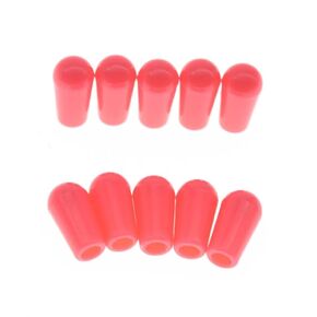 Dopro 10-Pack American #8-32 Thread 3 Way Toggle Switch Cap Switch Tip Knob for USA Les Paul Pickup Selector Switch/Switchcraft Switch Aged Cream