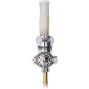 1975-2006 Harley Davidson 22mm Filtered Petcock STRAIGHT OUTLET Fuel Shut Off Valve - For Use with 1/4" ID Fuel Hose - Replaces HD Part # 62168-81