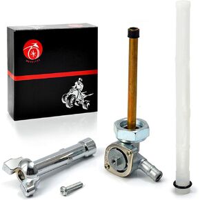MOTO1988 Fuel Gas Tank Switch Valve Petcock Lever Screw Compatible with Honda Shadow VLX 600 VT600 1999-2007 fuel shut off valve