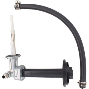 MOTOKU Fuel Petcock Valve Switch with Knob Lever for Yamaha Kodiak 400 450 YFM400 YFM450 Grizzly 400 450 YFM450F Prairie 400 Fuel Shutoff Valve and Lines 5GH-24500-10-00