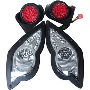 Golf Cart Light Compatible Yamaha LED Light Kit Fit Yamaha Drive G29 2007-up I LED Headlights And LED Tail with upgrade harness wires