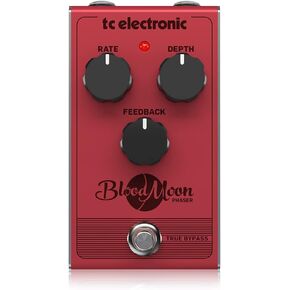 TC Electronic BLOOD MOON PHASER Vintage-Style Phaser Pedal with Four-Stage Filter and All-Analog Circuit