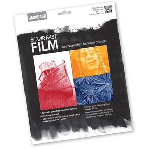 Jacquard Solarfast Dye Film 8.5 X 11 8/Pkg