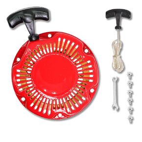 Pull Start Recoil Starter Assembly for Coleman CT100U CC100X 98cc, Predator 79cc 3HP Engine, Massimo MB100 79cc Mini Bike, SK100 CK100 Go Kart, 154F 3.0 hp OHV Engine Parts (Obsidian Black)