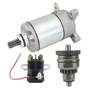 بادئ التشغيل مع Bendix & Relay لـ Polaris Sportsman 500 96-02، Scrambler 500 97-02، Magnum 325/425/500 95-02، Big Boss 500 6x6 98-02، Ranger 500 6x6 98-02، Ranger 425 2x4 01- 02, رينجر 500 4x4 01-02