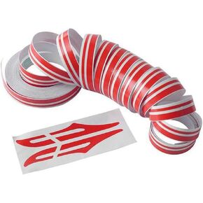 Car Pinstriping Tape,Car Body Side Stripe, DIY Vinyl Vehicle Pin Striping Decals, Auto Pins Tripe Tape(Silver)