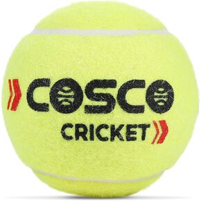 Cricket Normal Force Leather Tennis Ball (Yellow) -Pack of 6