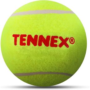 Rubber Tennis Ball for Cricket - Heavyweight, Durable for Cricket/Tennis Ball Training (Pack of 6, Heavy Yellow)