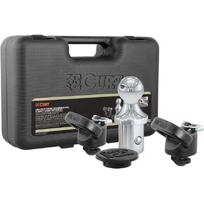 CURT 60618 OEM Puck System Gooseneck Hitch Kit, 30K, 2-5/16-In Ball, Fits Select Ram 2500, 3500, Chrome