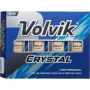 Volvik New Crystal Golf Balls Dozen