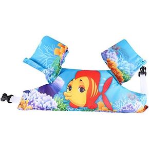 Kids Swim Arm Bands Floating Sleeves Swim Float Vest for Kids Aged 6-8 Years Old(Medium)