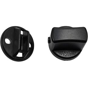 Ignition Key Knob Push Turn Switch and Insert Set, Keyless Start Ignition Button Replacement Compatible with 2007-2012 CX-7 2007-2015 CX-9, OEM D461-66-141A-02 D6Y1-76-142