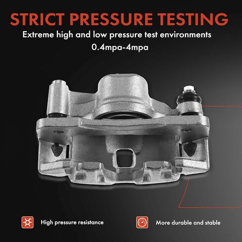 A-Premium Disc Brake Caliper Assembly with Bracket Compatible with Select Honda Models - Civic 1990-2000, CRX 1990-1991, Civic del Sol 1993-1997 - Front Driver and Passenger Side, 2-PC Set in Saudi Arabia