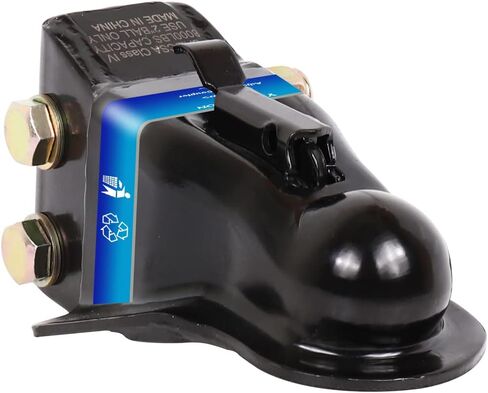 Adjustable Trailer Coupler 2-5/16" Ball,Trailer Coupler Capacity 14000 lbs, Black in Saudi Arabia