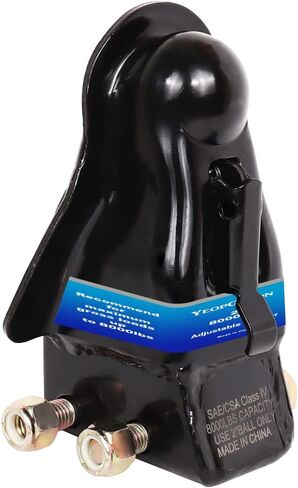 Adjustable Trailer Coupler 2-5/16" Ball,Trailer Coupler Capacity 14000 lbs, Black in Saudi Arabia