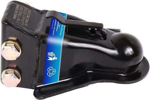 Adjustable Trailer Coupler 2-5/16" Ball,Trailer Coupler Capacity 14000 lbs, Black in Saudi Arabia