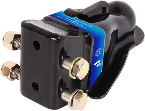 Adjustable Trailer Coupler 2-5/16" Ball,Trailer Coupler Capacity 14000 lbs, Black in Saudi Arabia