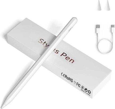 Stylus Pens for Touch Screens, Universal Fine Point iPad Pencil with Magnetic Adsorption Compatible with iPhone/iPad/Samsung/Android/Tablet & Other Touch Screens (White Gradient Pink) in Saudi Arabia