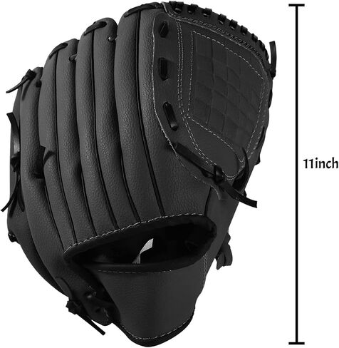 الشباب الأطفال الكبار البيسبول قفاز لينة بو الجلود وسادة اليد اليسرى قفاز الكرة اللينة تي الكرة قفاز قفازات سهلة كسر في اليد اليمنى رمي الشباب تيبول فيلدينغ قفاز لاعب القفاز للبنين بنات طفل in Kuwait