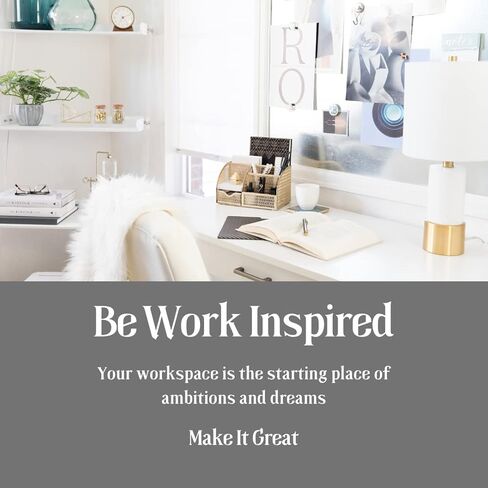 BLU MONACO Aqua Desk Organizer - Girly Cute Aqua Turquoise Desk Accessories - Storage for School Locker Bedroom or Home - Stationary Holder in Kuwait