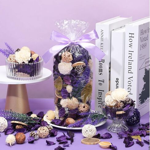 أكياس مجففات الربيع الأرجواني الخزامى المجففة وعاء حشو كبير 15 أوقية حقيبة رائحة الخزامى ديكور الزهور المجففة روائح من عطر الخزامى المسحوق الكيس البتلة ديكور حمام الزفاف in Kuwait