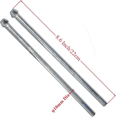 2 حزمة قضبان شماعات العادم 3/8 "× 8.6 بوصة لحام عالمي مستقيم في قضبان شماعات in Kuwait