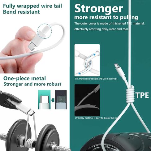 Fast USB C Charger for iPad Pro, 20W Fast iPad Charger Block with 6FT USB C to USB C Cable for iPad Pro 12.9/11 inch(2022/2021/2020),Air 5th/4th,Mini 6th,10th,iPhone 15,15 Plus,15 Pro,15 Pro Max in Kuwait