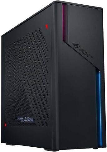 كمبيوتر مكتبي للألعاب ASUS 2023 ROG G22CH DB776، عامل صغير الحجم، Intel Core i7-13700F، NVIDIA GeForce RTX 4070 Dual، 1 تيرابايت SSD Gen 4، ذاكرة الوصول العشوائي DDR5 16 جيجابايت، Windows 11، G22CH-DB776، رمادي in Saudi Arabia