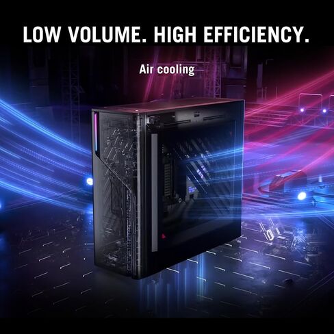 كمبيوتر مكتبي للألعاب ASUS 2023 ROG G22CH DB776، عامل صغير الحجم، Intel Core i7-13700F، NVIDIA GeForce RTX 4070 Dual، 1 تيرابايت SSD Gen 4، ذاكرة الوصول العشوائي DDR5 16 جيجابايت، Windows 11، G22CH-DB776، رمادي in Saudi Arabia