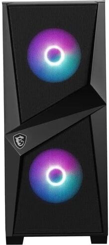 MSI Codex R Gaming Desktop | Intel 10-Core i5-13400F >i7-12700F | 64GB DDR5 2TB SSD + 1TB HDD | Geforce RTX 4060 8GB Graphic | DisplayPort 2.5G Ethernet ARGB Fan Win11Pro Black + HDMI Cable in Saudi Arabia