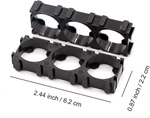 Bestol 3x5 خلية/4x5 خلية/2xCell/3xCell/18x6x50x1 خلية 18x6x50 بطاريات فاصل يشع قذيفة بلاستيكية حامل الحرارة قوس (100 قطعة قوس ثلاثي) in Kuwait