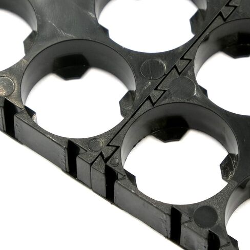 Bestol 3x5 خلية/4x5 خلية/2xCell/3xCell/18x6x50x1 خلية 18x6x50 بطاريات فاصل يشع قذيفة بلاستيكية حامل الحرارة قوس (100 قطعة قوس ثلاثي) in Kuwait