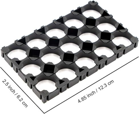 Bestol 3x5 خلية/4x5 خلية/2xCell/3xCell/18x6x50x1 خلية 18x6x50 بطاريات فاصل يشع قذيفة بلاستيكية حامل الحرارة قوس (100 قطعة قوس ثلاثي) in Kuwait